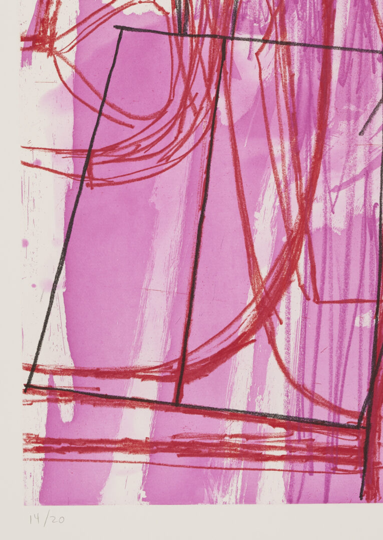 Lot 405: Amy Sillman Abstract Soft Ground Etching, N & V