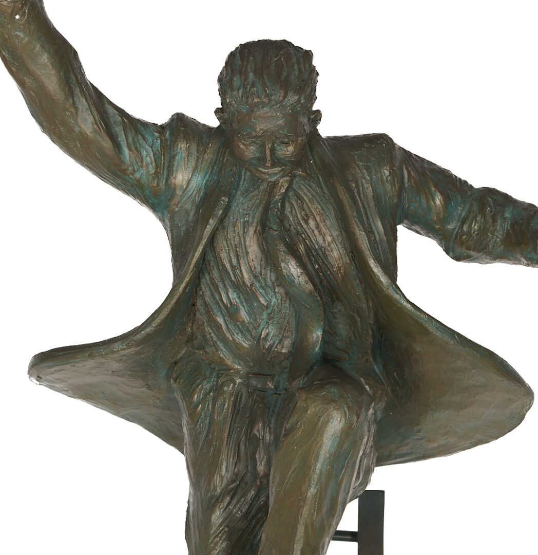 Lot 406: Jim Rennert Bronze Sculpture, Entrepreneur – Large