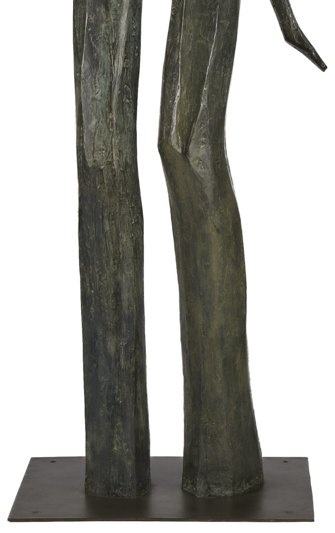 Lot 407: Large JD Hansen Bronze Sculpture, Birdman