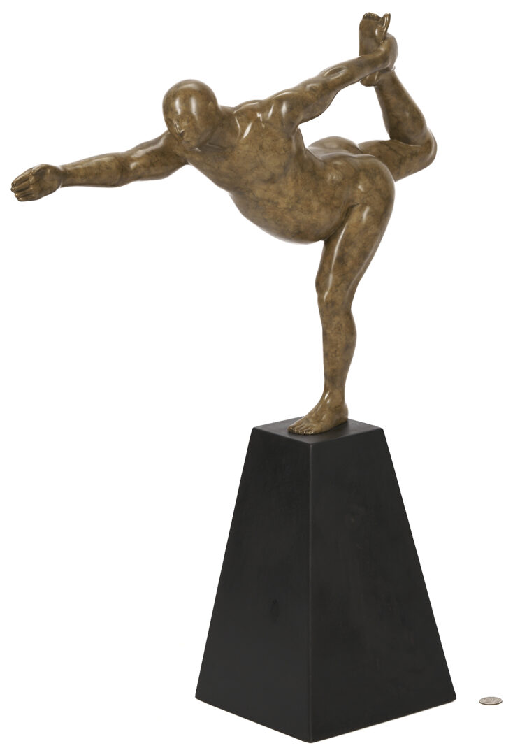 Lot 409: Michael Bergt Bronze Sculpture, Direction