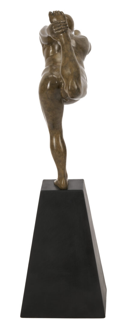 Lot 409: Michael Bergt Bronze Sculpture, Direction