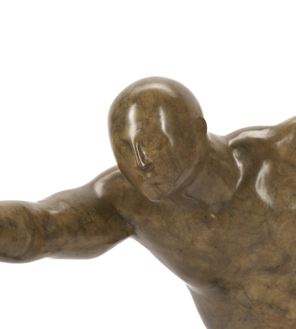 Lot 409: Michael Bergt Bronze Sculpture, Direction