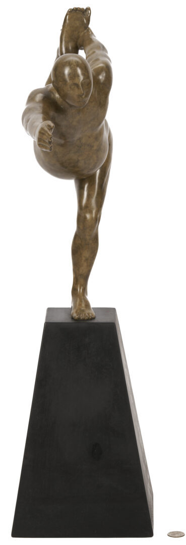 Lot 409: Michael Bergt Bronze Sculpture, Direction