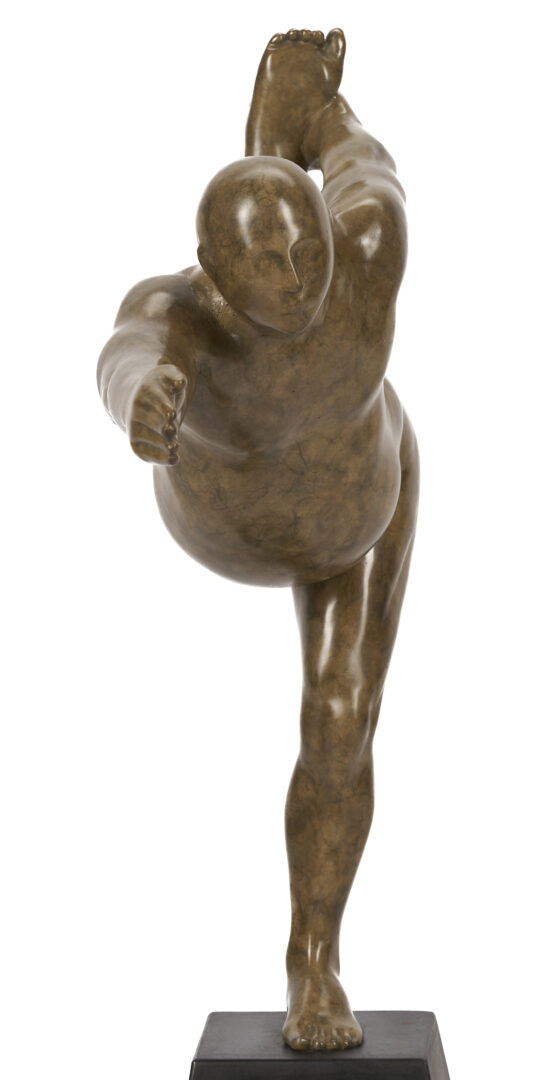 Lot 409: Michael Bergt Bronze Sculpture, Direction