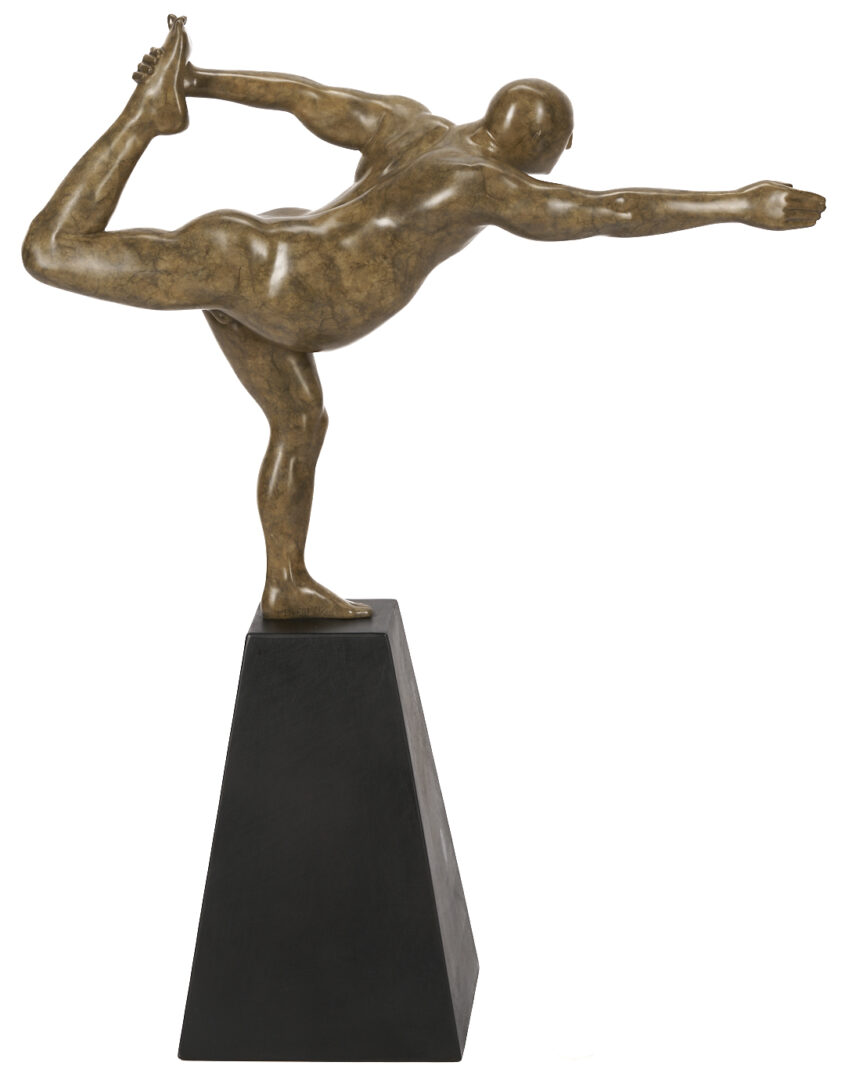 Lot 409: Michael Bergt Bronze Sculpture, Direction