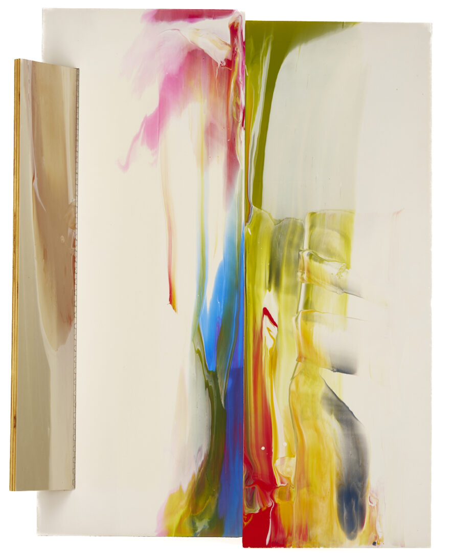 Lot 413: Sam Gilliam Abstract Painting, Cat Whiskers