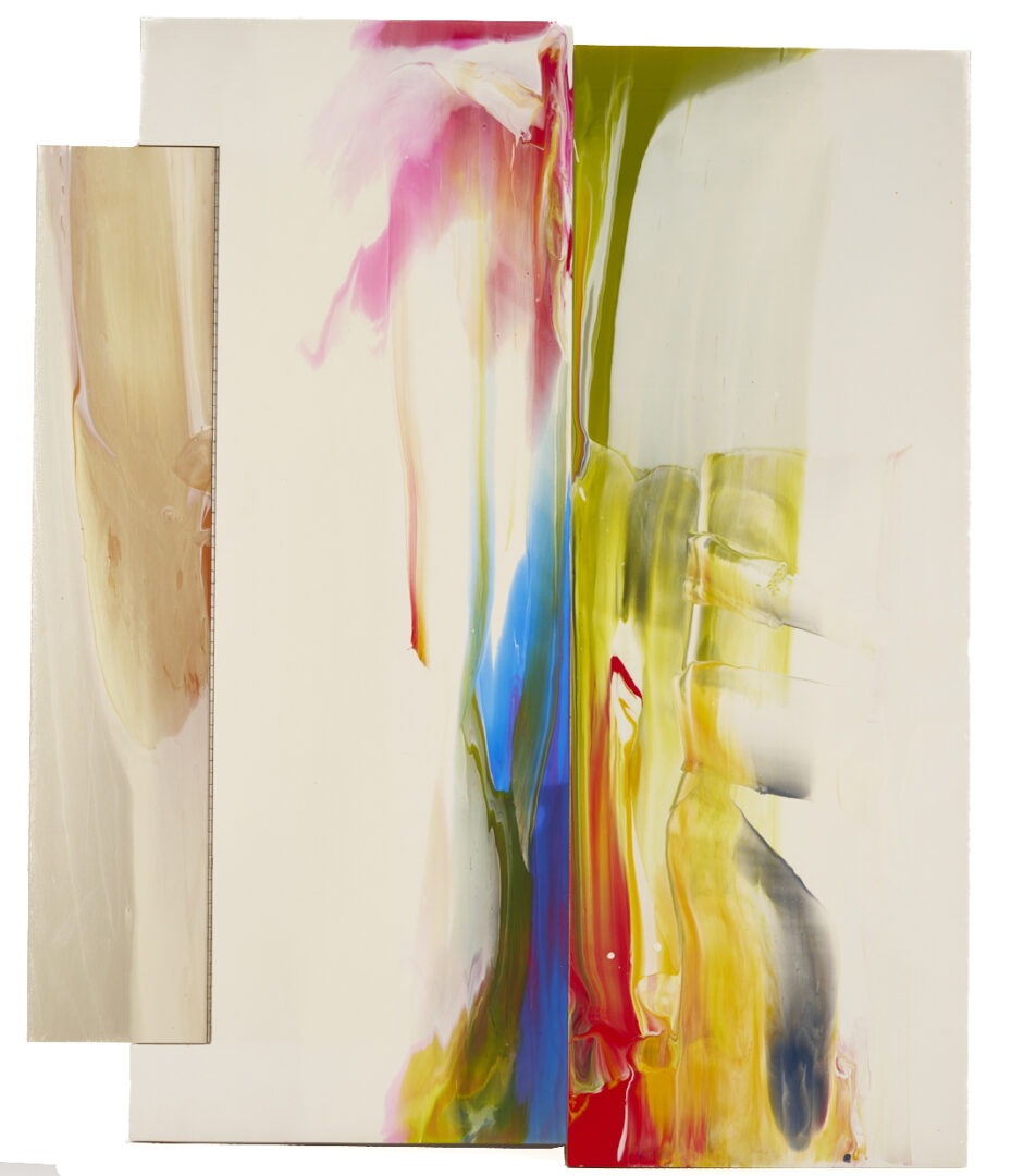 Lot 413: Sam Gilliam Abstract Painting, Cat Whiskers