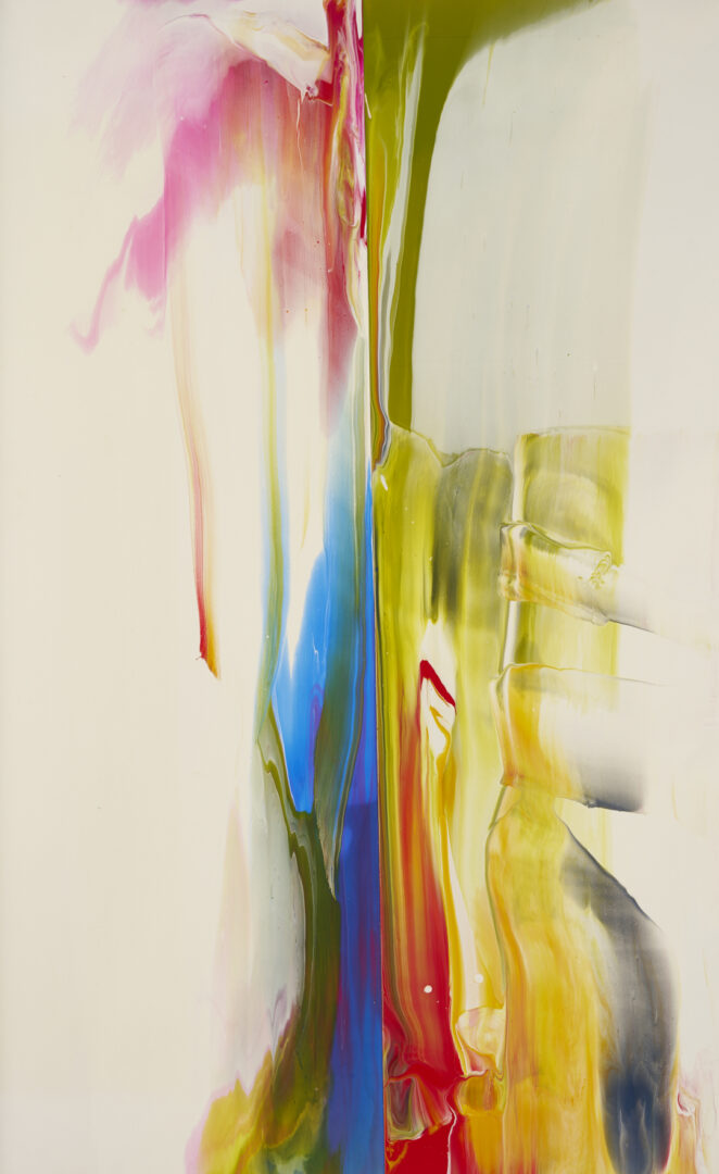 Lot 413: Sam Gilliam Abstract Painting, Cat Whiskers