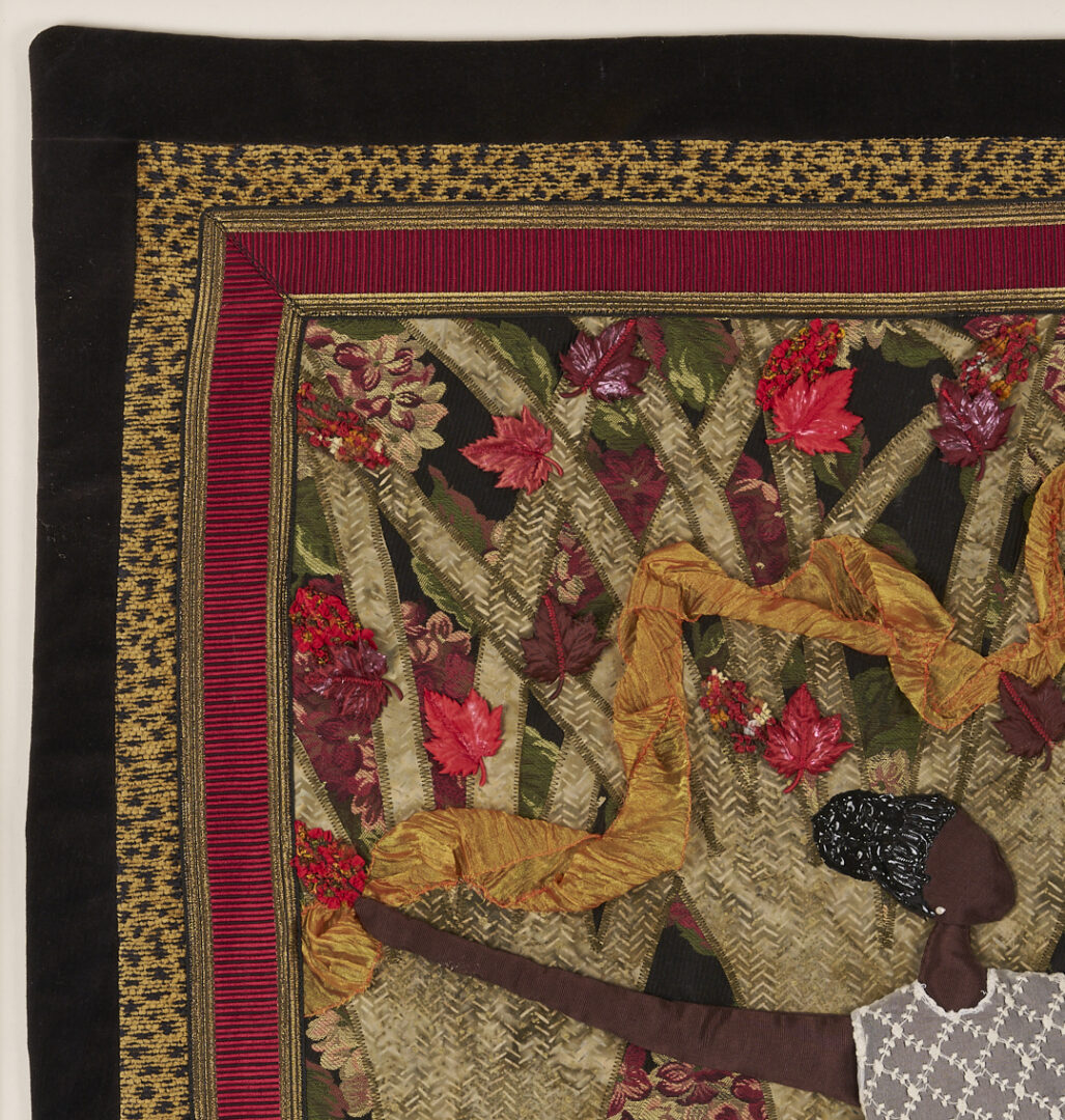 Lot 414: Phyllis Stephens Framed Studio Art Quilt