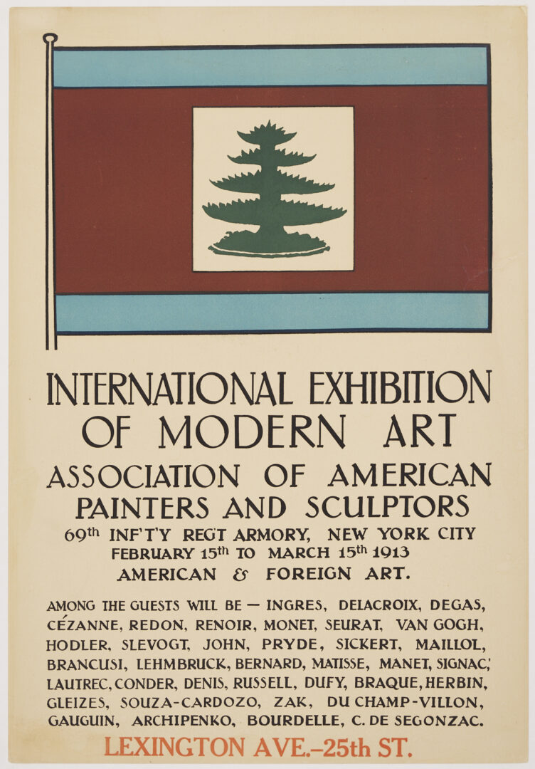 Lot 418: Armory Show 1913 Exhibition Poster