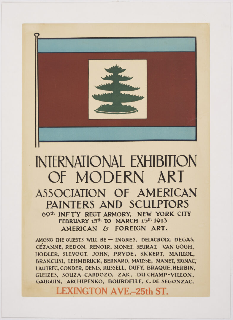 Lot 418: Armory Show 1913 Exhibition Poster