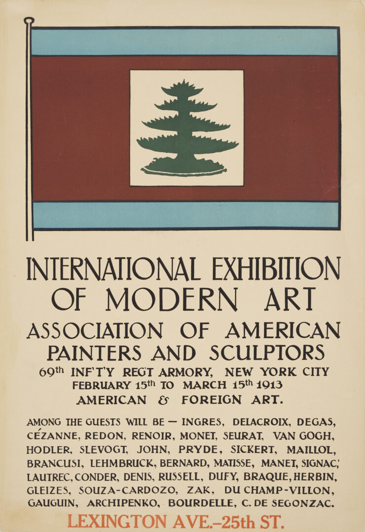 Lot 418: Armory Show 1913 Exhibition Poster