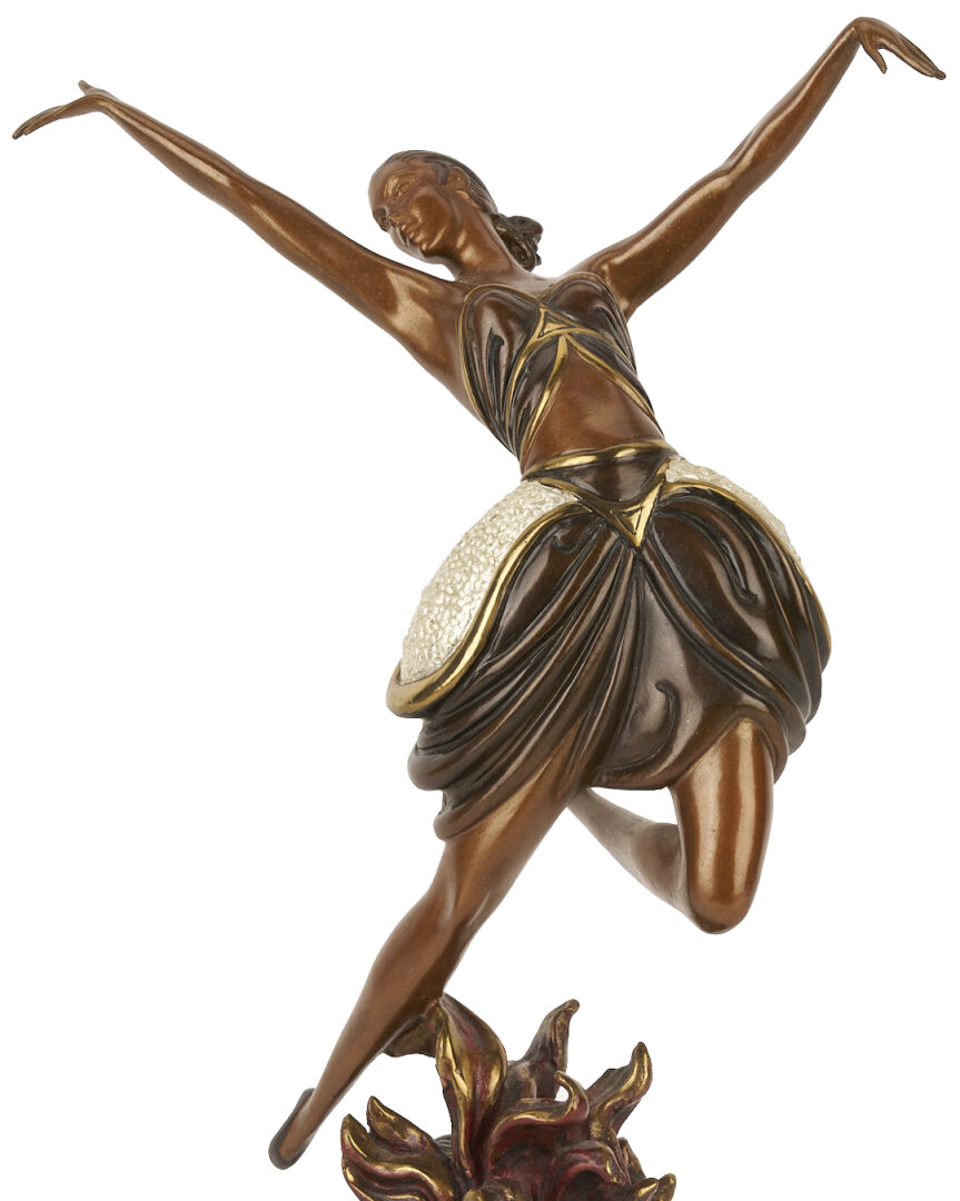 Lot 425: Erte Bronze Sculpture, La Danseuse