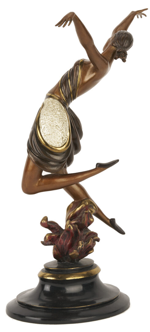 Lot 425: Erte Bronze Sculpture, La Danseuse