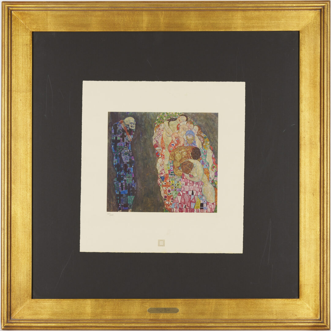 Lot 427: Gustav Klimt Collotype, Life and Death