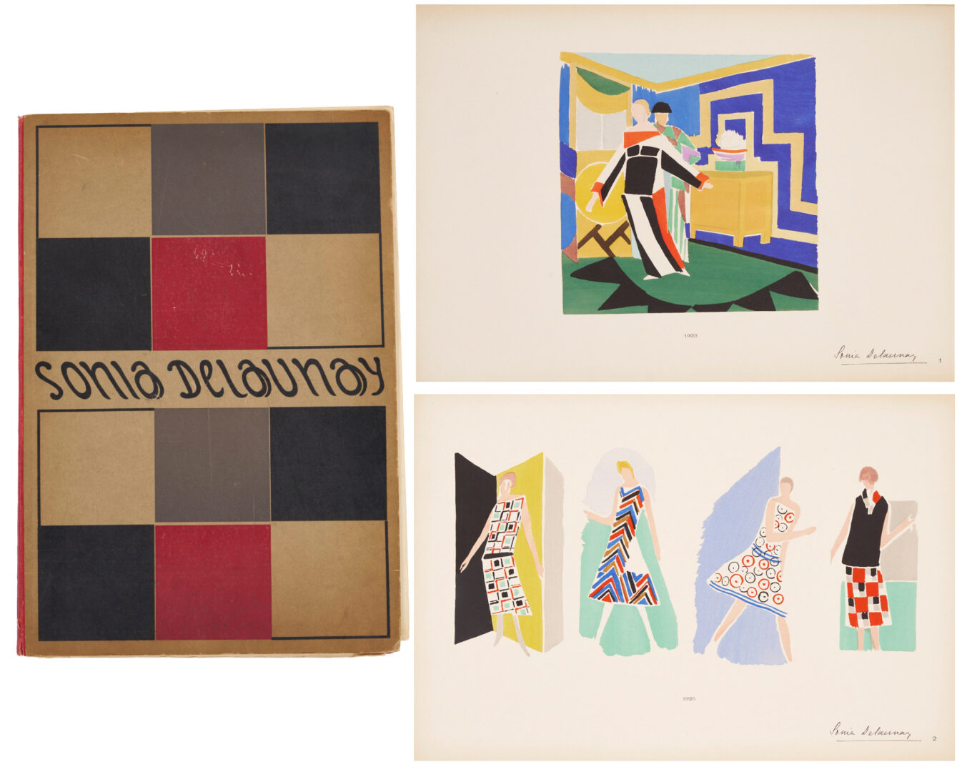 Lot 428: Sonia Delaunay Portfolio; Ses Peintures, ses Objets, ses Tissus simultanes, ses Modes