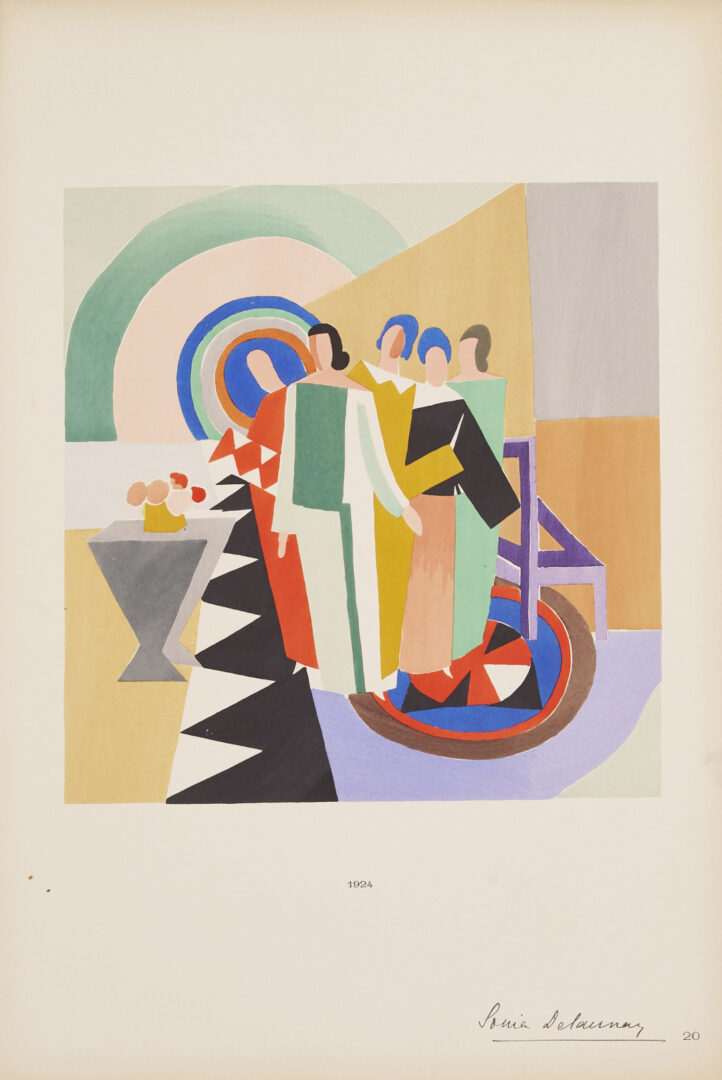 Lot 428: Sonia Delaunay Portfolio; Ses Peintures, ses Objets, ses Tissus simultanes, ses Modes