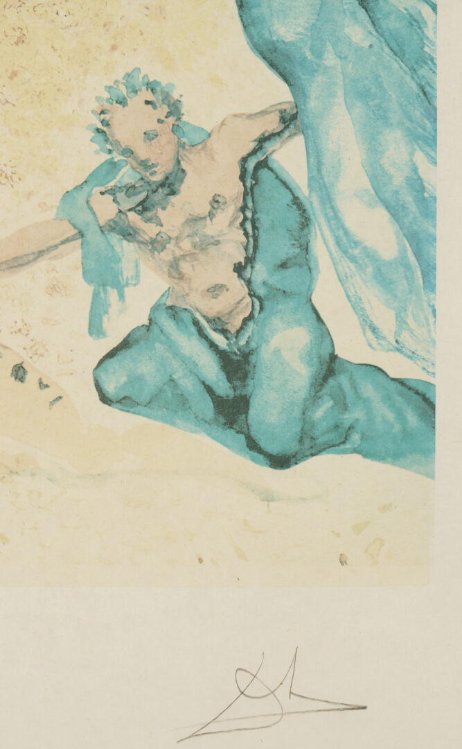 Lot 431: Salvador Dali, Les Amoureux Signed Lithograph Suite