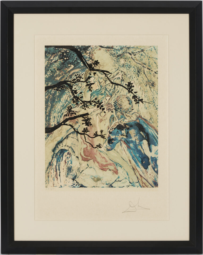 Lot 431: Salvador Dali, Les Amoureux Signed Lithograph Suite