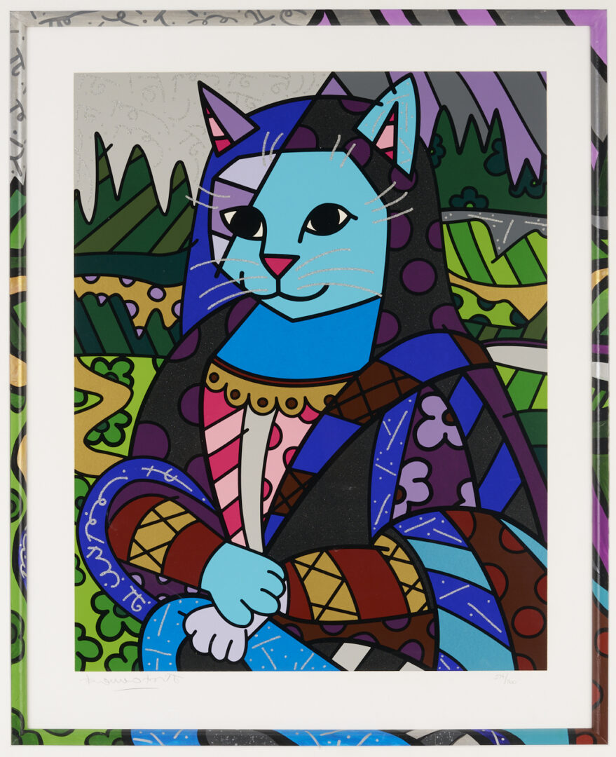 Lot 439: Romero Britto Signed Serigraph