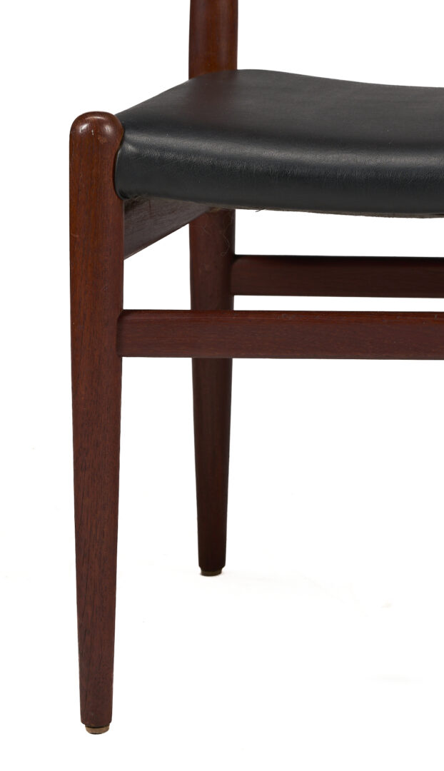 Lot 442: 6 MCM Dining Chairs including Hans Wegner