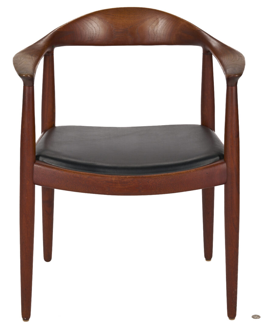 Lot 442: 6 MCM Dining Chairs including Hans Wegner