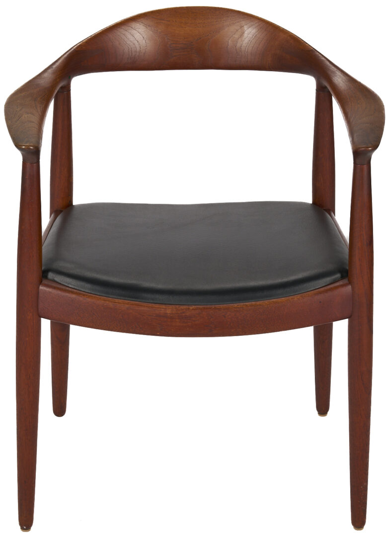 Lot 442: 6 MCM Dining Chairs including Hans Wegner