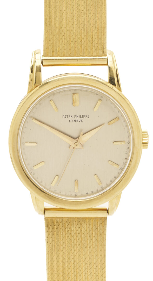 Lot 45: Vintage 18K Gold Patek Phillipe Watch