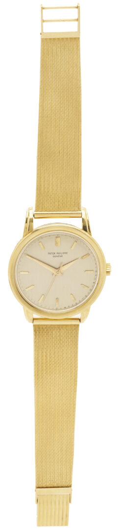 Lot 45: Vintage 18K Gold Patek Phillipe Watch