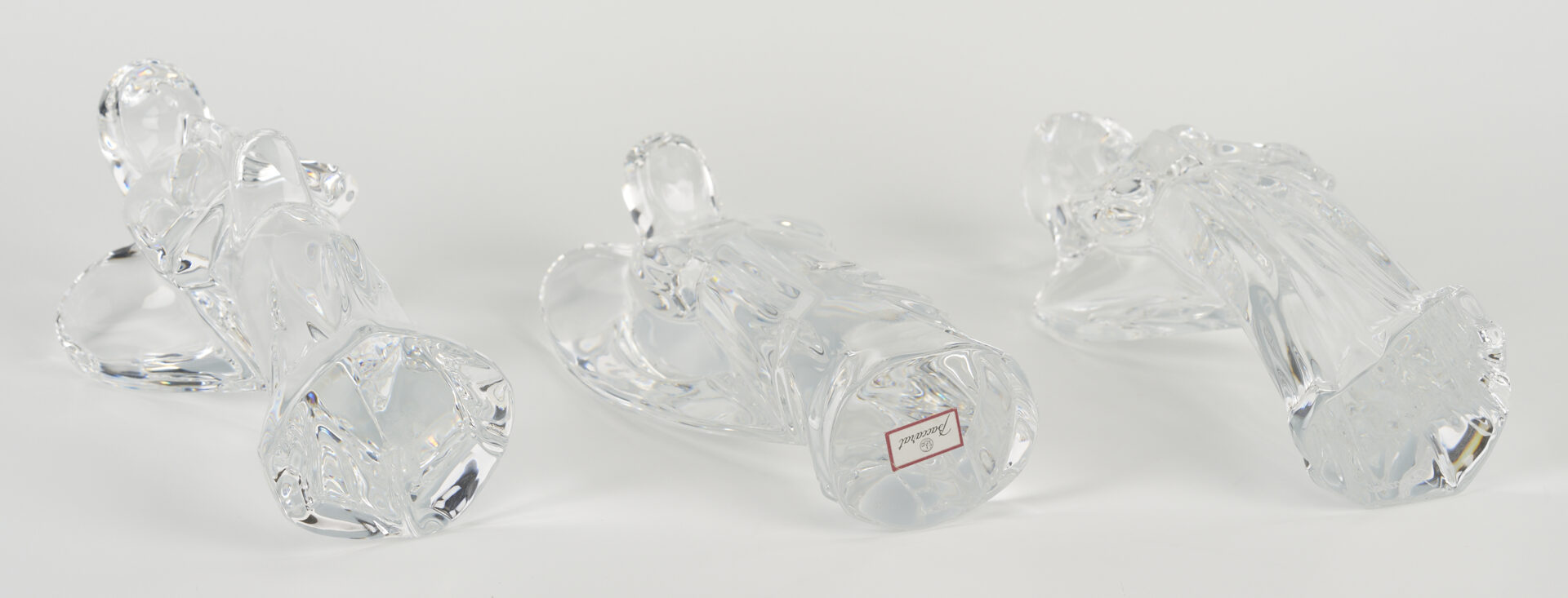 Lot 468: Baccarat Crystal Nativity Set, 7 Pcs.