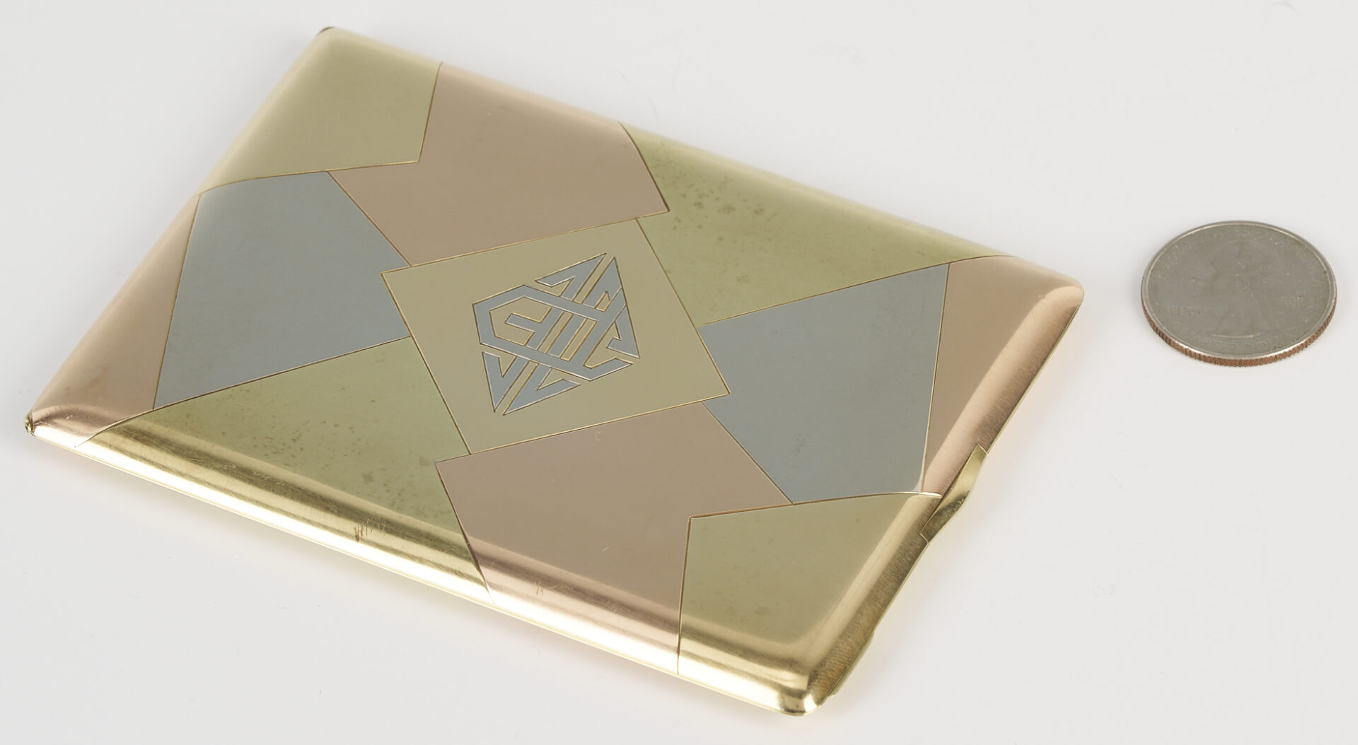 Lot 46: Pierce Arrow Motors 14K Gold Cigarette Case