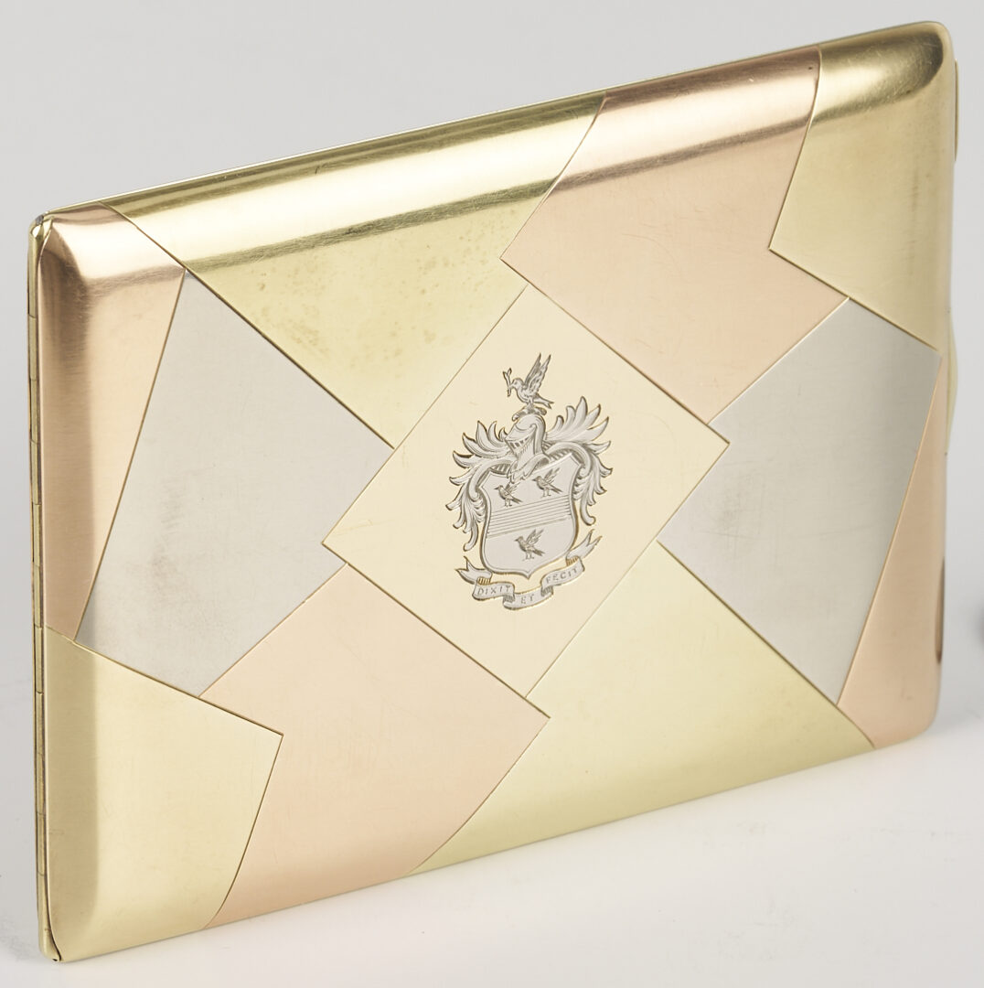 Lot 46: Pierce Arrow Motors 14K Gold Cigarette Case