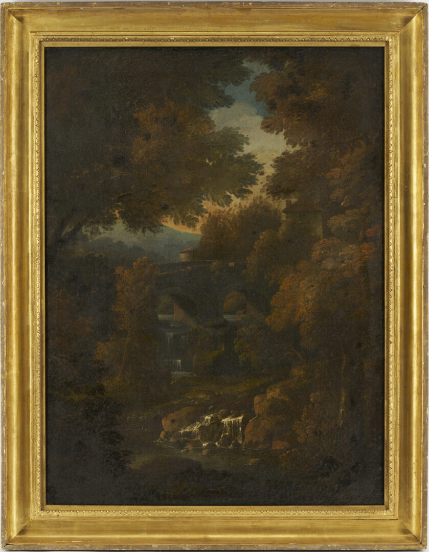 Lot 471: Large Continental School Landscape Painting