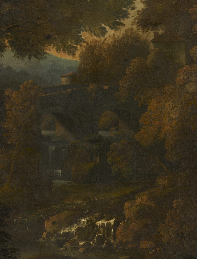 Lot 471: Large Continental School Landscape Painting