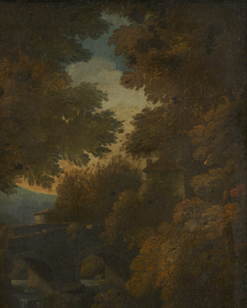 Lot 471: Large Continental School Landscape Painting