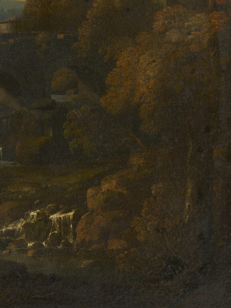 Lot 471: Large Continental School Landscape Painting