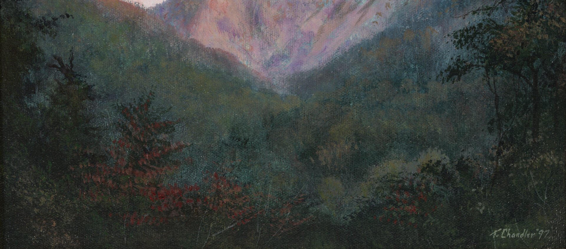 Lot 497: 2 O/C Mountain Landscapes, Gary Dagnan & Terry Chandler