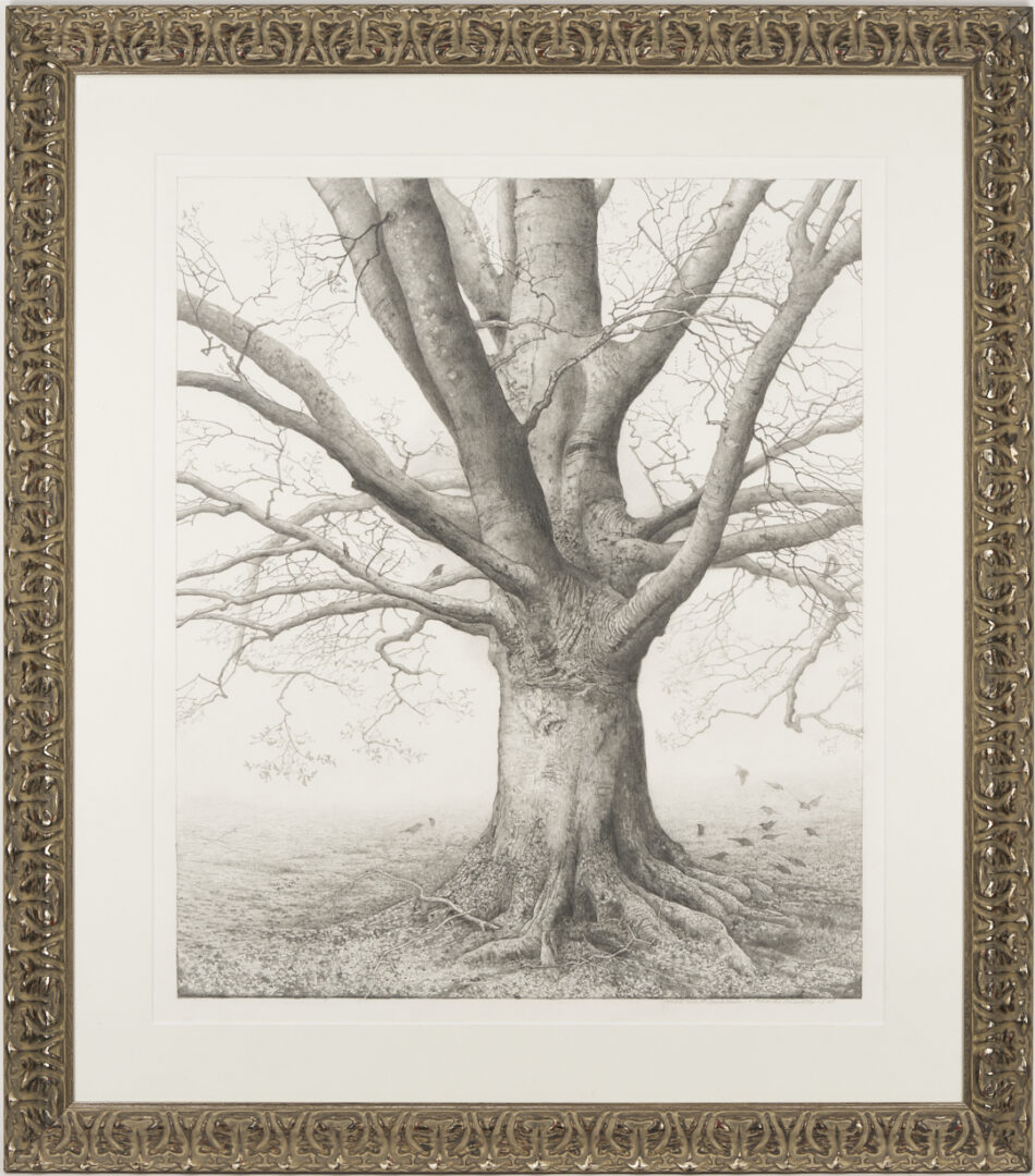 Lot 500: Charles Brindley Tree Portrait, "Beech Tree at Beechlawn"