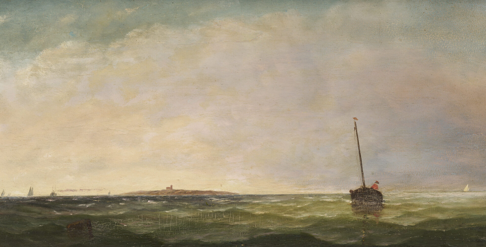 Lot 515: John Stancliff Oil on Panel Seascape