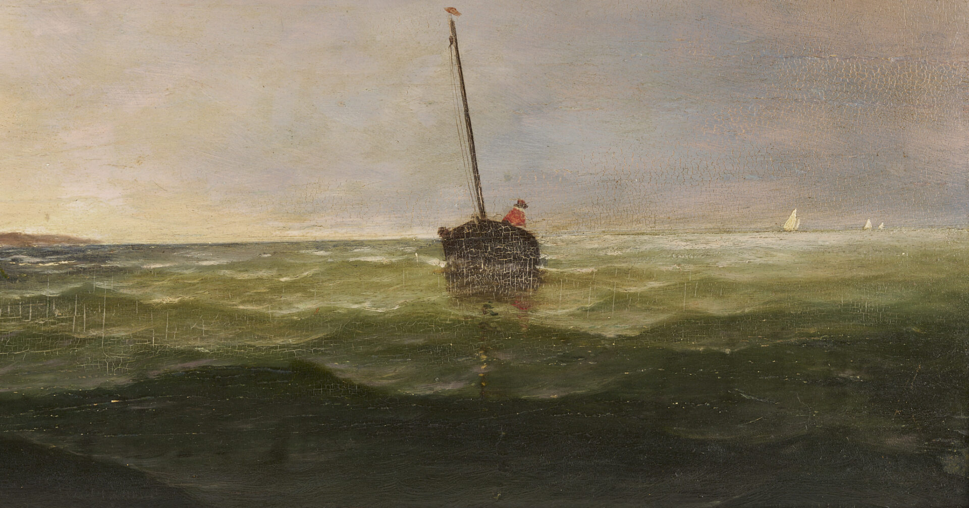 Lot 515: John Stancliff Oil on Panel Seascape