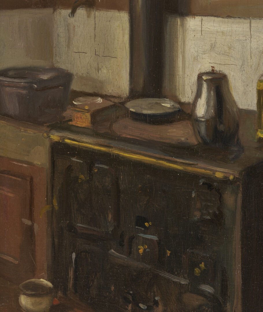 Lot 516: Alson Skinner Clark O/B, Kitchen in Paris, 1903