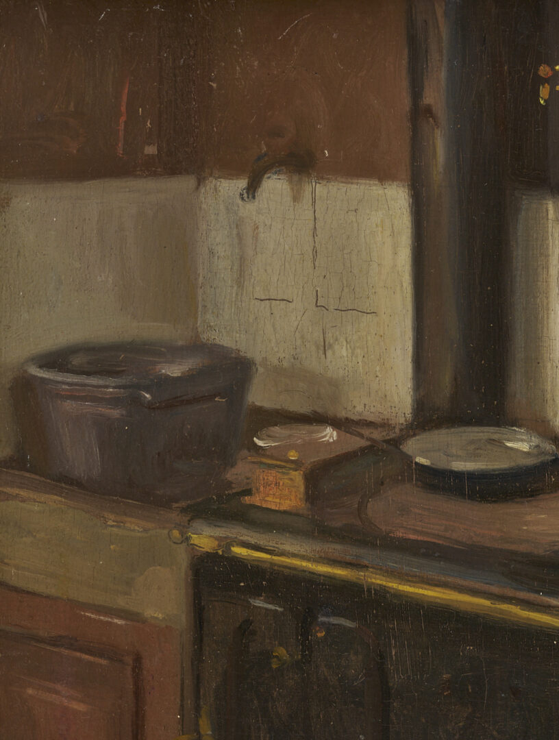 Lot 516: Alson Skinner Clark O/B, Kitchen in Paris, 1903