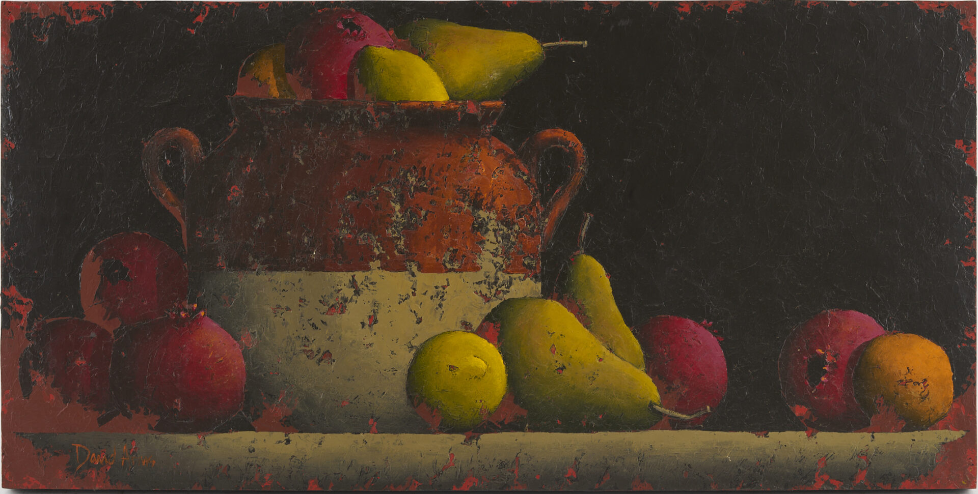 Lot 523: David Arms Oil Still Life Painting