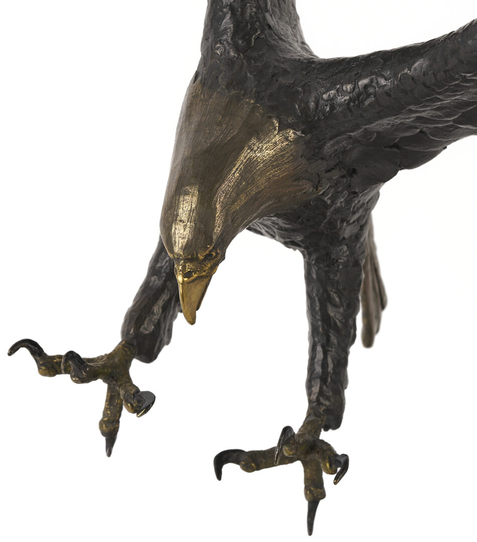 Lot 529: Mark Hopkins "Sovereign Territory" Bronze Flying Eagle