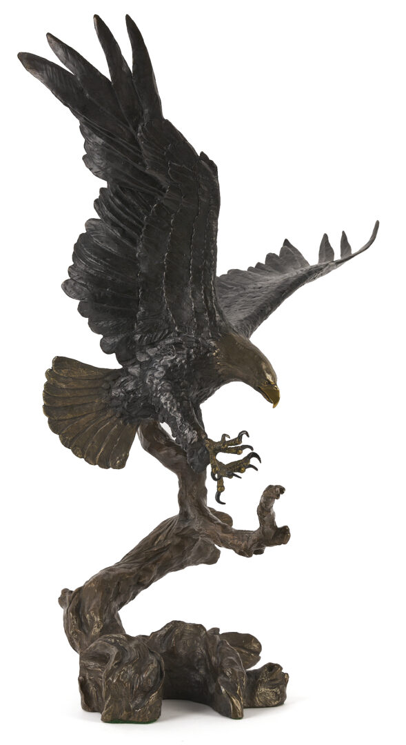 Lot 529: Mark Hopkins "Sovereign Territory" Bronze Flying Eagle