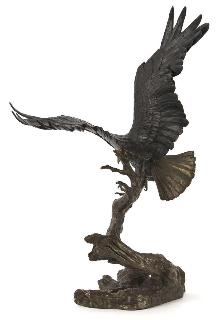 Lot 529: Mark Hopkins "Sovereign Territory" Bronze Flying Eagle