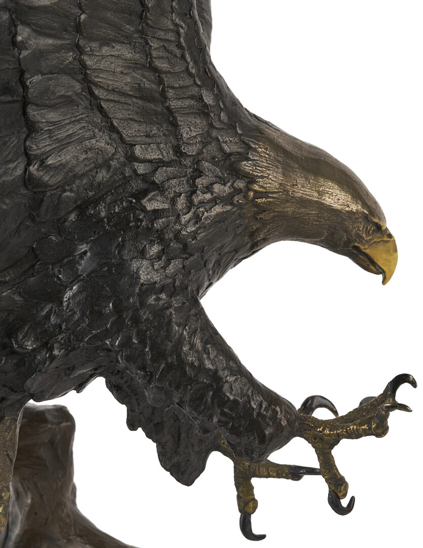 Lot 529: Mark Hopkins "Sovereign Territory" Bronze Flying Eagle