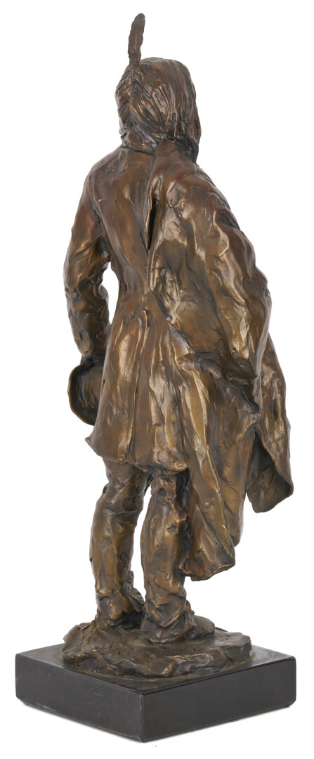 Lot 531: Glenna Goodacre Bronze, Spotted Tail Goes to Washington