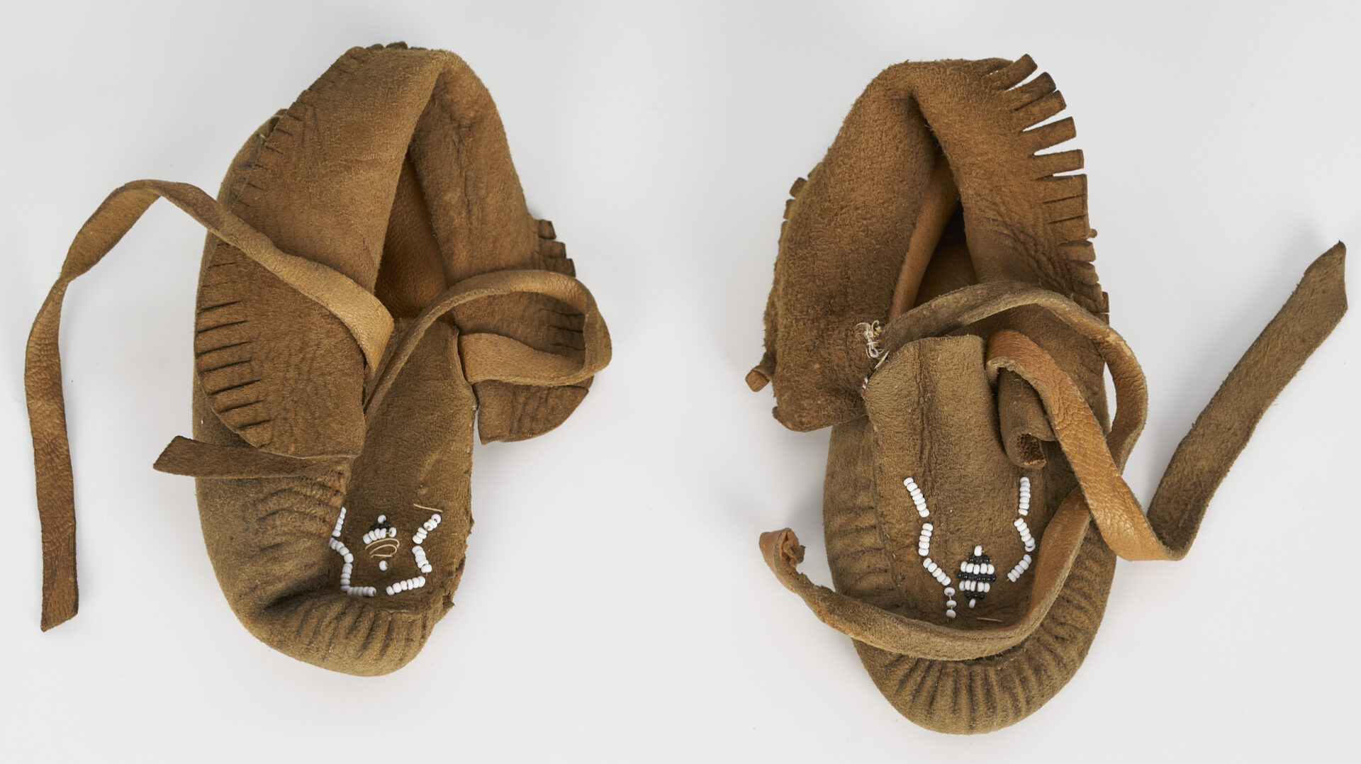 Lot 541: 3 Pairs Native American Moccasins