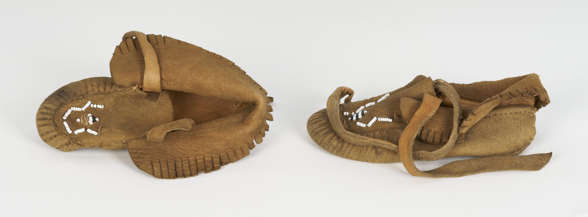 Lot 541: 3 Pairs Native American Moccasins